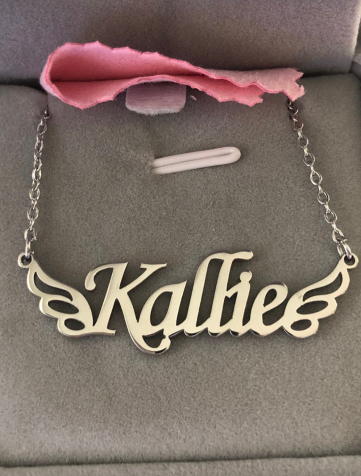 Angel Wings Customized Necklace