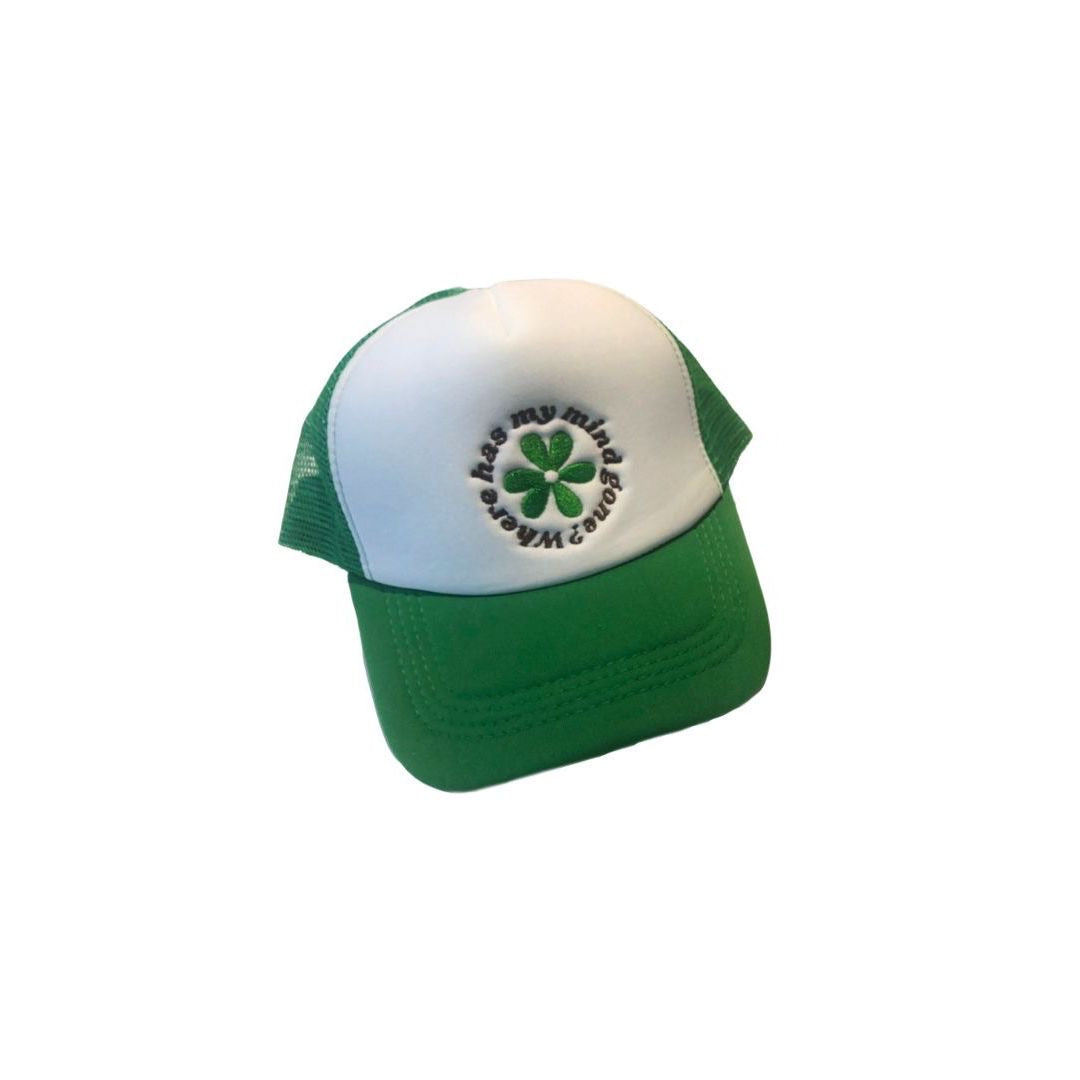 Green Trucker Hat Where Has My Mind Gone