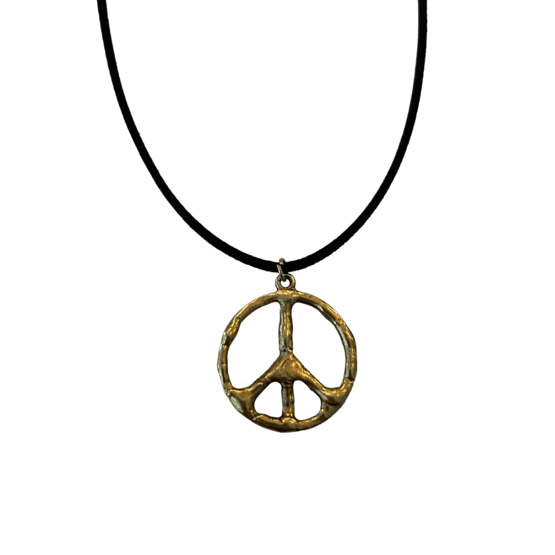 Peace Sign Wrap Necklace | Strung By Stroh